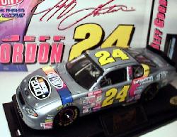 2000 Silver NASCAR 1/24 by Revel (clear window) #24 - Click Image to Close