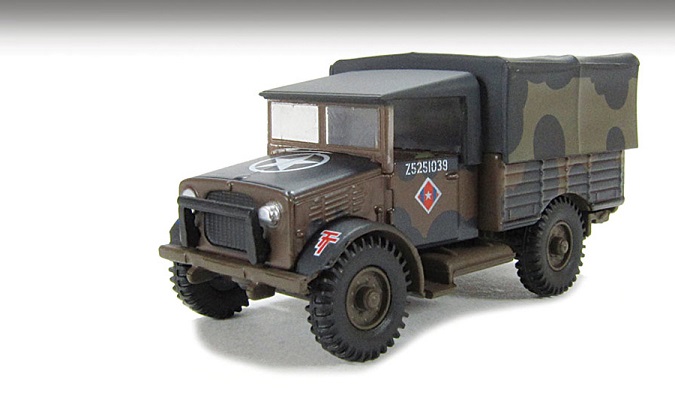 Bedford MWD Truck British Army "Mickey Mouse" (76MWD001) - Click Image to Close
