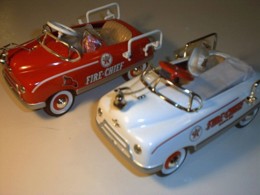 First in Series #1 Matching Numbers Pedal Car Set - Click Image to Close